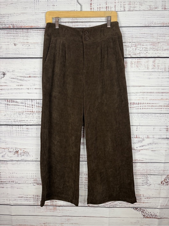 Cider Pants - NWOT Cider Brown Corduroy Wide-Leg Pants – Size M